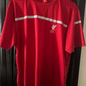Liverpool Red Short-Sleeve Training Tee with Crest